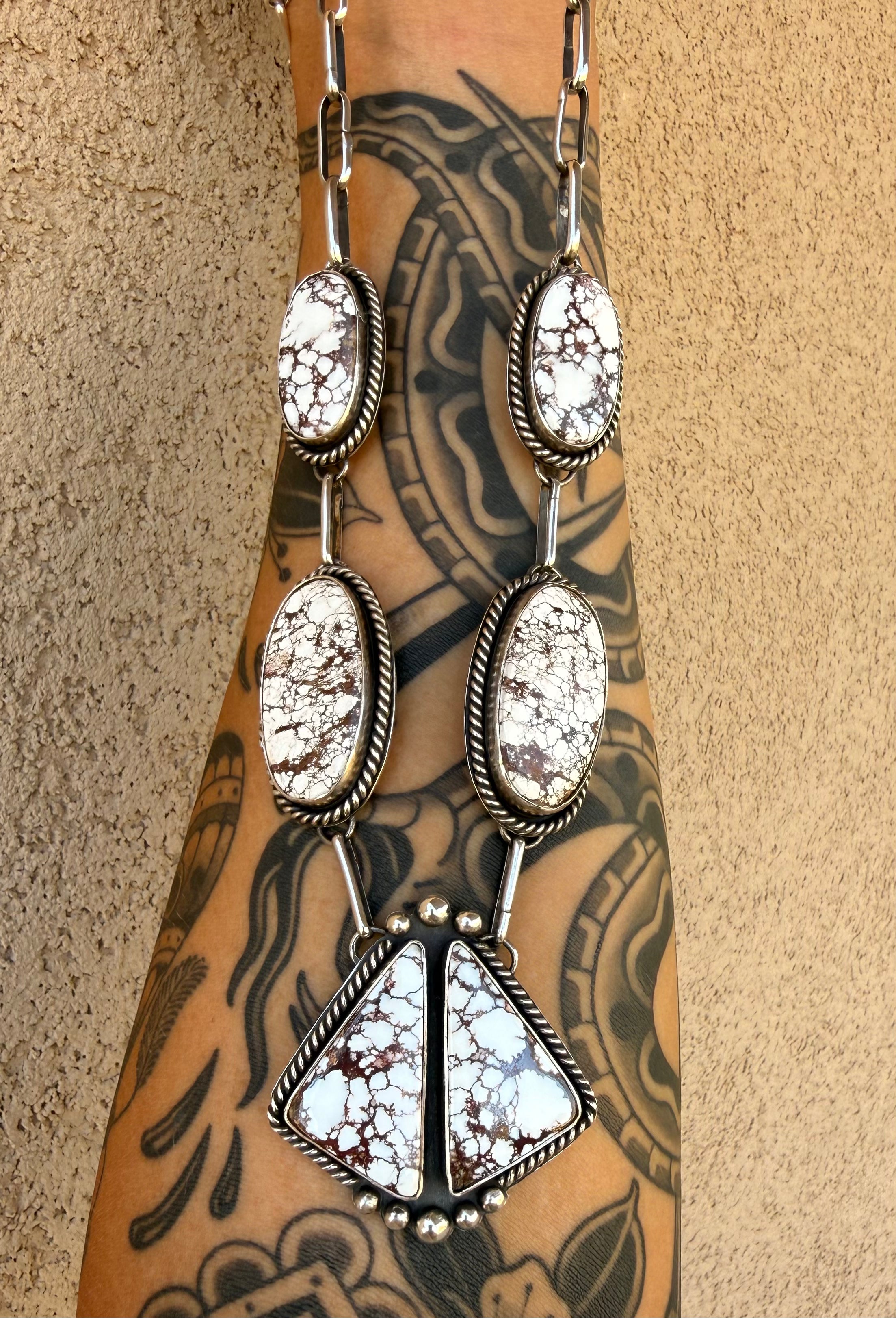 Wild Horse Statement Necklace & Earrings