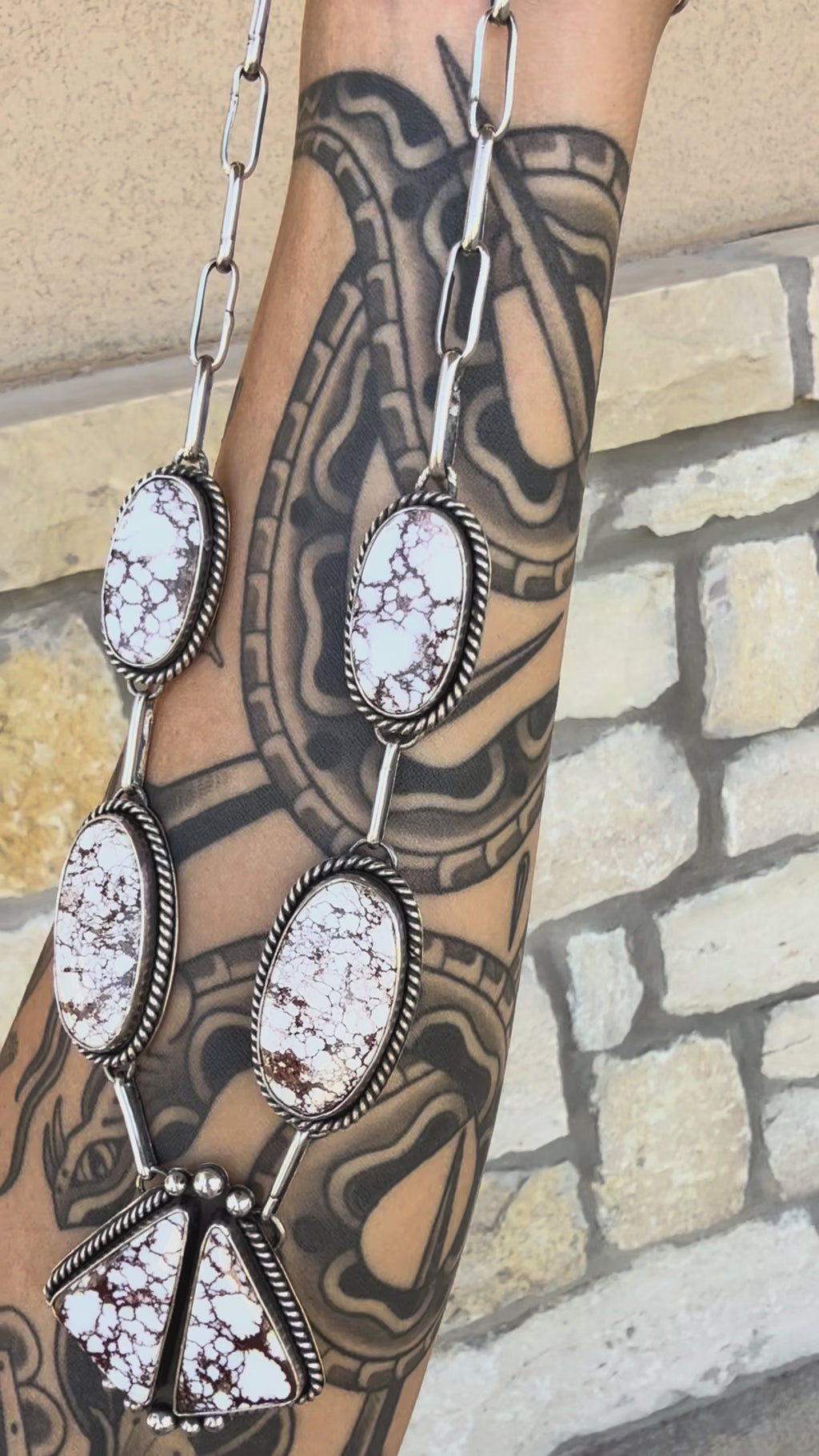Wild Horse Statement Necklace & Earrings