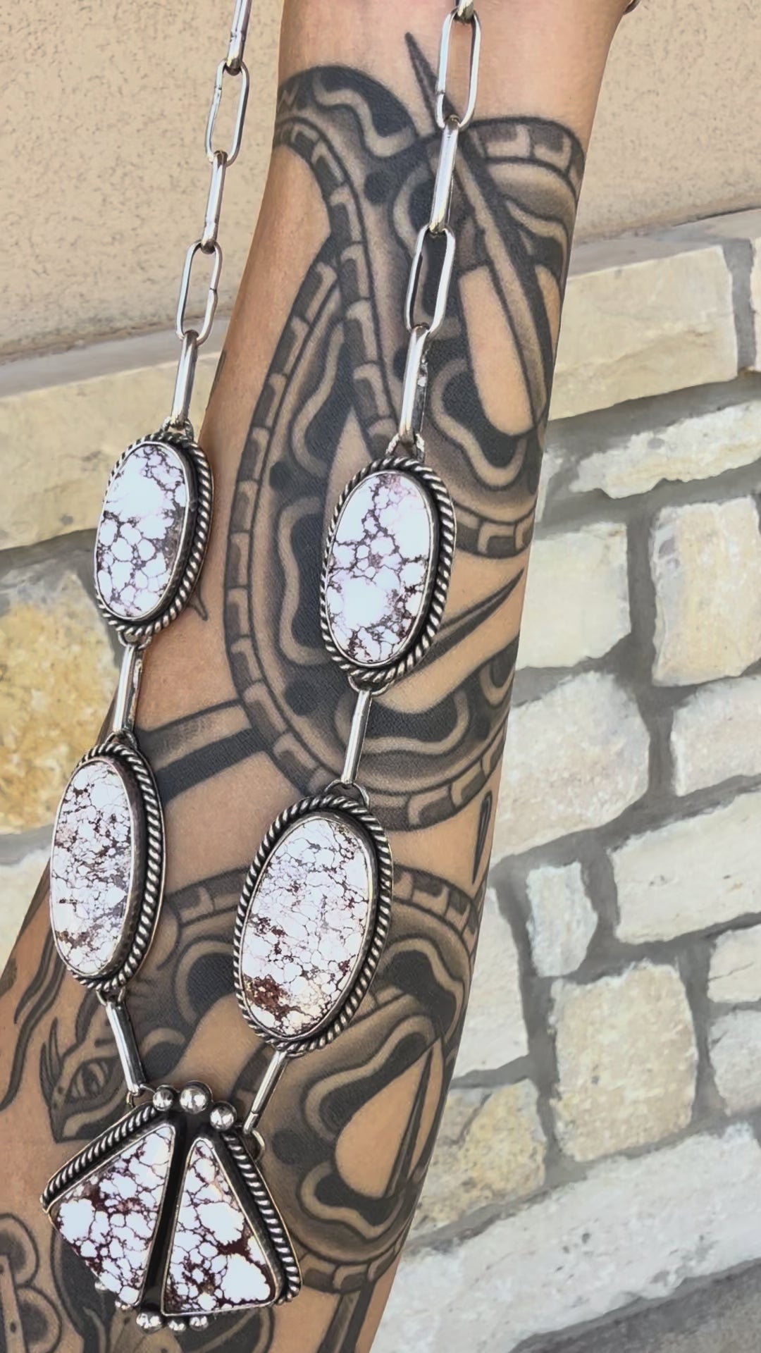 Wild Horse Statement Necklace & Earrings